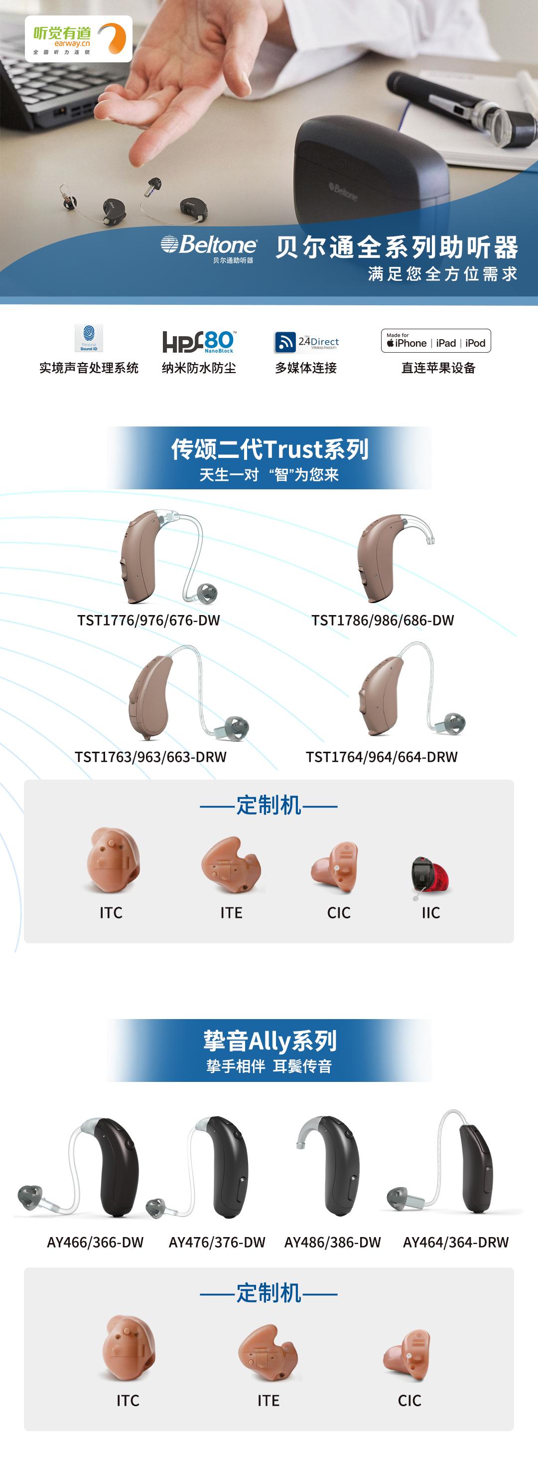 美國貝爾通助聽器產品系列一覽 從基礎到旗艦的完整選購指南